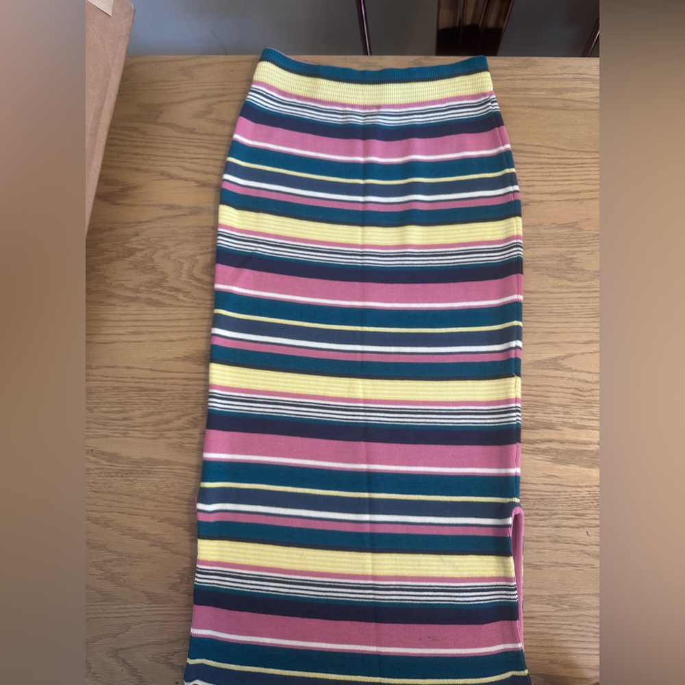 Maeve Colorful Striped Knit Sweater